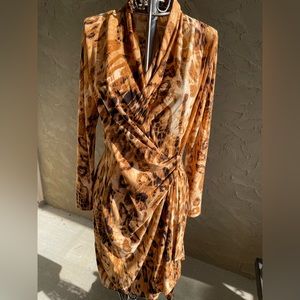 NWOT Bacci Leopard Print Dress
